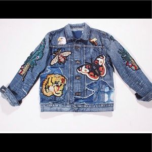 Distressed Denim Jacket